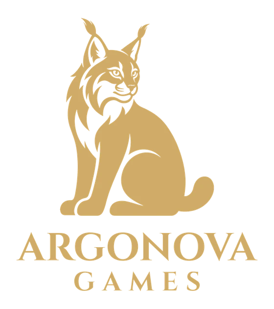 Argonova Games, un lynx assis qui regarde derrière lui